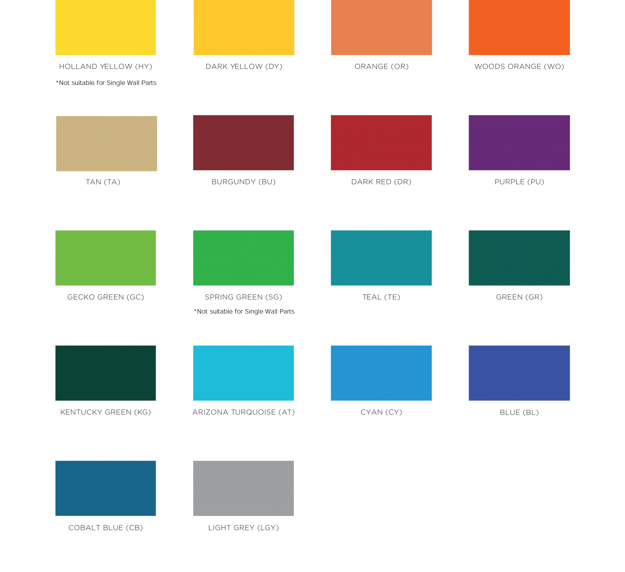 A Variety of Colours - SPI Plastics