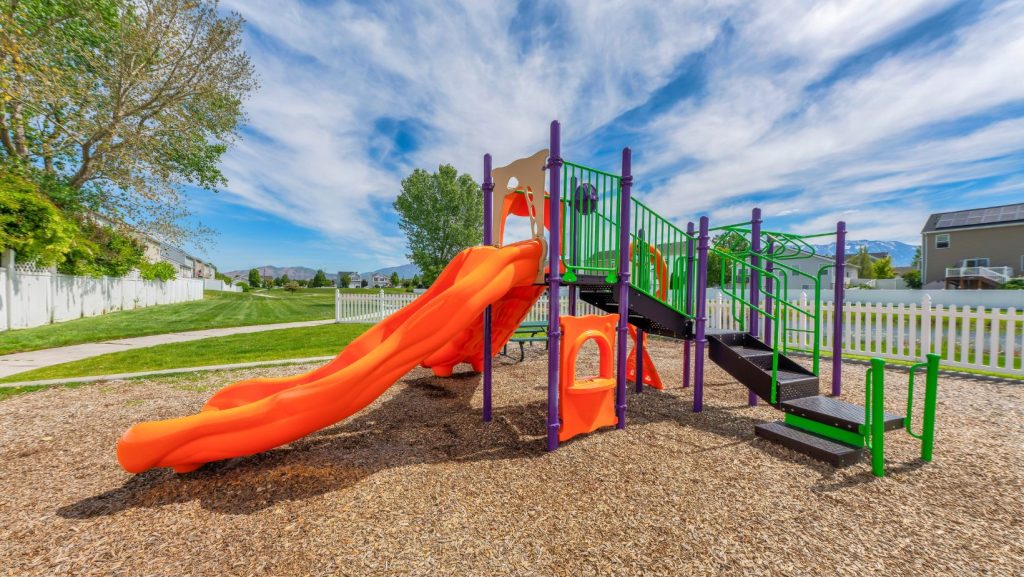 Outdoor plastic playground