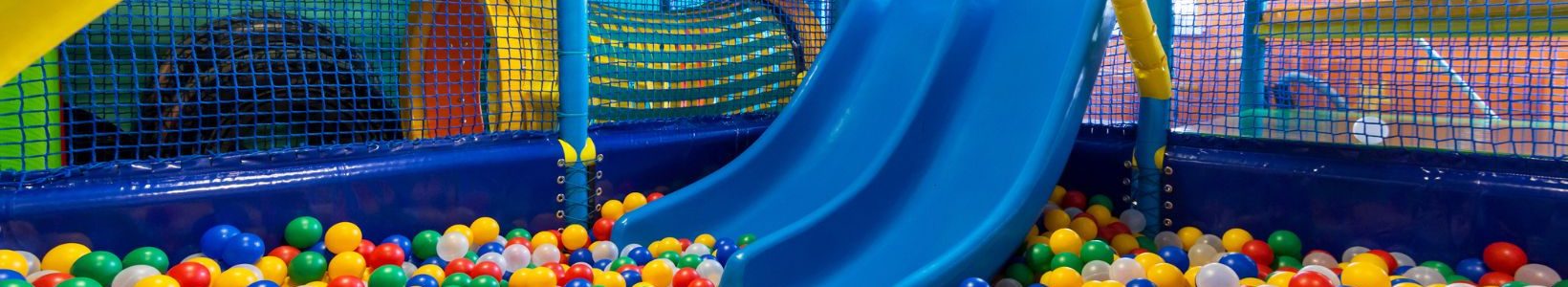 Indoor playground with ball pit