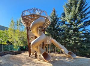 Outdoor Spiral Slide & Straight Slide